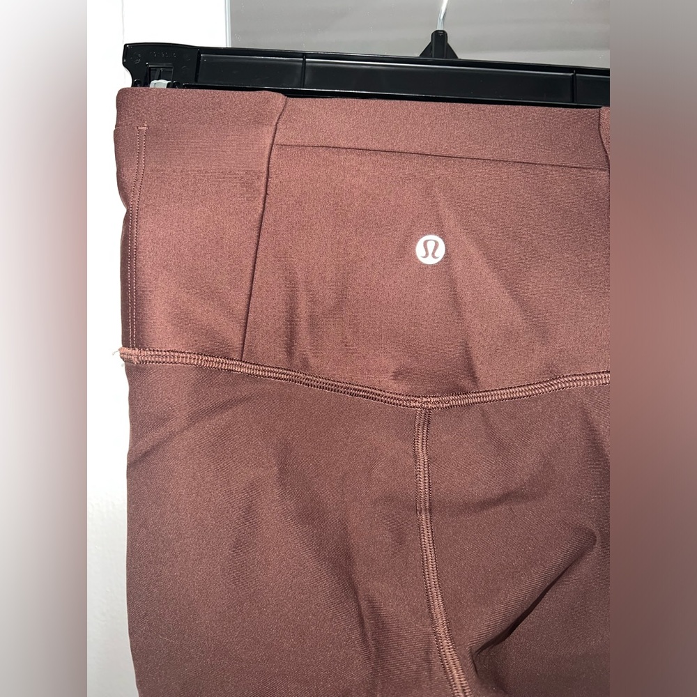 Lululemon Zoned in Tight Earth Brown size 4 27” never worn